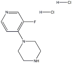 1-(3-fluoropyridin-4-yl)piperazine dihydrochloride Structure