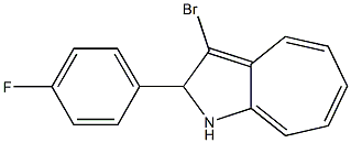 (4Z,6Z,8E)-3-bromo-2-(4-fluorophenyl)-1,2-dihydrocyclohepta[b]pyrrole 구조식 이미지