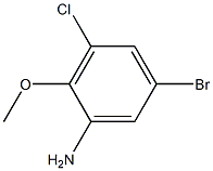 5-Bromo-3-chloro-2-methoxyaniline Structure