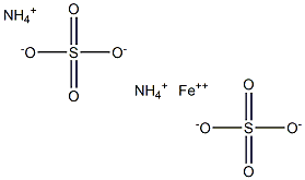 Ammonium ferrous sulfate standard titration solution iron (II) ammonium titration analysis solution Structure