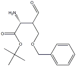 Boc-(R)-3-amino-2-((benzyloxy)methyl)propanal Structure