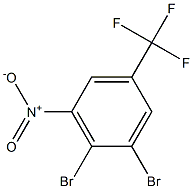 1,2-Dibromo-3-nitro-5-trifluoromethyl-benzene 구조식 이미지