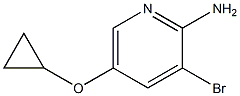 3-bromo-5-cyclopropoxypyridin-2-amine Structure