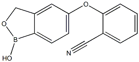 2-(1-Hydroxy-1,3-dihydro-benzo[c][1,2]oxaborol-5-yloxy)-benzonitrile Structure