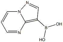 Pyrazolo[1,5-a]pyrimidine-3-boronic acid Structure