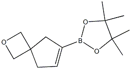 4,4,5,5-tetramethyl-2-(2-oxaspiro[3.4]oct-6-en-6-yl)-1,3,2-dioxaborolane Structure