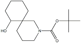 tert-butyl 7-hydroxy-2-azaspiro[5.5]undecane-2-carboxylate 구조식 이미지