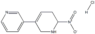 6-nitro-1,2,5,6-tetrahydro-3,3-bipyridine hydrochloride 구조식 이미지