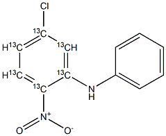 5-Chloro-2-nitrodiphenylamine-13C6 Structure