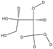 Erythritol-d6 구조식 이미지