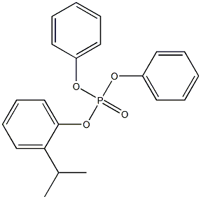 ISOPROPYLPHENYLDIPHENYL PHOSPHATE 구조식 이미지