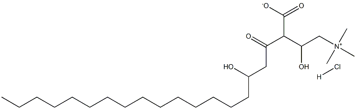 3-Hydroxystearoylcarnitine Hydrochloride 구조식 이미지