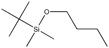 Butoxy(tert-butyl)dimethylsilane Structure