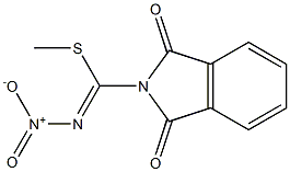 1,3-Dihydro-N-nitro-1,3-dioxo-2H-isoindole-2-carboximidothioic acid Methyl Ester Structure