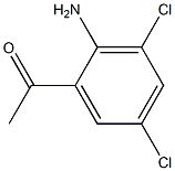 1-(2-Amino-3,5-dichloro-phenyl)-ethanone 구조식 이미지