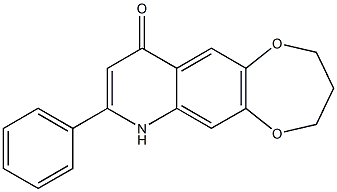 2-Phenyl-8,9-dihydro-1H,7H-6,10-dioxa-1-aza-cyclohepta[b]naphthalen-4-one Structure
