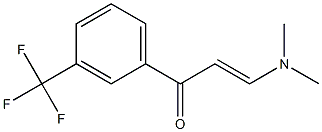 3-(Dimethylamino)-1-(3-(trifluoromethyl)phenyl)prop-2-en-1-one Structure