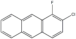 6-chloro-5-fluoroanthracene Structure