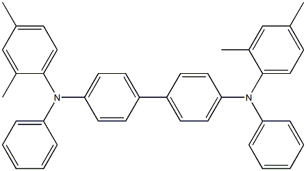N,N'-diphenyl-N,N'-bis(2,4-dimethylphenyl)-4,4'-biphenyldiamine Structure