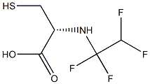 (S)-(1,1,2,2-TETRAFLUOROETHYL)-L-CYSTEINE Structure