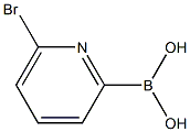 6-bromopyridine-2-boronic acid 구조식 이미지