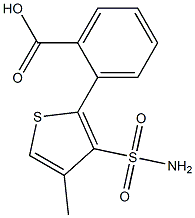 Methyl 3-aminosulfonylthiophene-2-benzoate 구조식 이미지