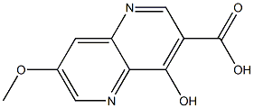 4-hydroxy-7-methoxy-1,5-naphthyridine-3-carboxylic acid Structure