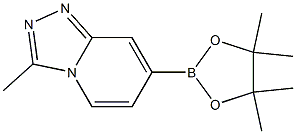 3-methyl-7-(4,4,5,5-tetramethyl-1,3,2-dioxaborolan-2-yl)-[1,2,4]triazolo[4,3-a]pyridine 구조식 이미지