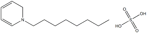 1-octylpyridine hydrogensulfate Structure