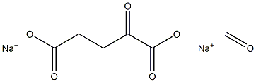 Disodium ketone ketoglutarate, anhydrous 구조식 이미지