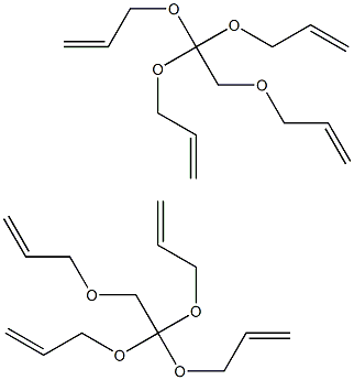 TETRAALLYLOXYETHANE Tetraallyloxyethane Structure