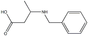 3-BENZYLAMINOBUTYRIC ACID 구조식 이미지