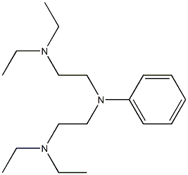 1,1,7,7-TETRAETHYL-4-PHENYL DIETHYLENE TRIAMINE 구조식 이미지