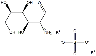 Glucosamine Sulfate Potassium Salt Structure