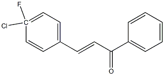 4Fluoro-4-ChloroChalcone 구조식 이미지