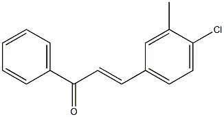 3-Methyl-4ChloroChalcone Structure