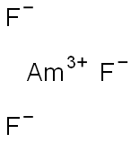 Americium(III) fluoride 구조식 이미지