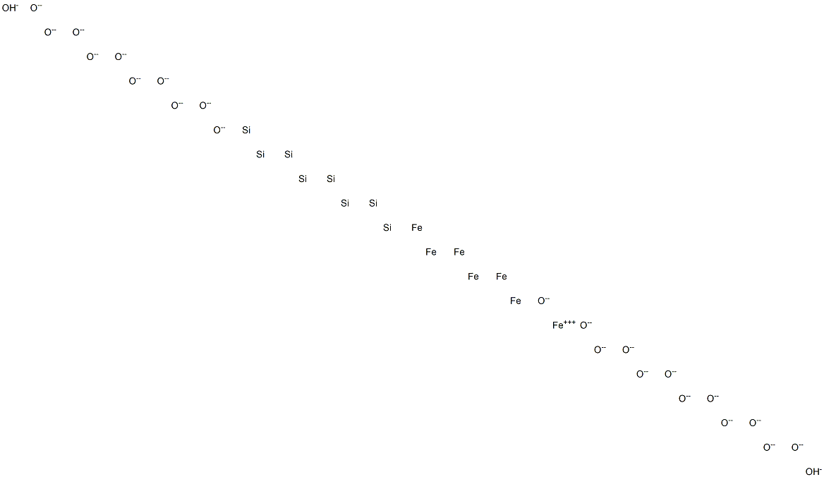 Heptairon octasilicon docosaoxide dihydroxide 구조식 이미지