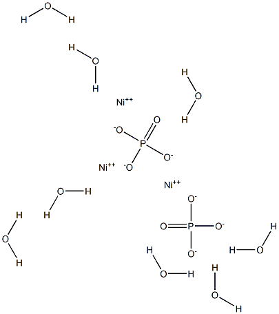 Nickel orthophosphate octahydrate Structure