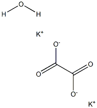 Potassium oxalate monohydrate 구조식 이미지