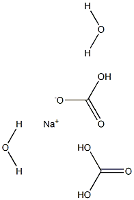 Sodium bicarbonate carbonate dihydrate 구조식 이미지