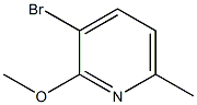 3-Bromo-2-methoxy-6-picoline Structure