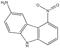 3-amino-5-nitro-carbazole 구조식 이미지