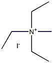 Methyltriethylammonium iodide Structure