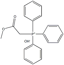 Methoxycarbonylmethyltriphenylphosphonium hydroxide Structure