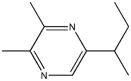 2,3-Dimethyl-5-sec-butylpyrazine 구조식 이미지