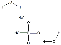 Sodium dihydrogen phosphate dihydrate 구조식 이미지