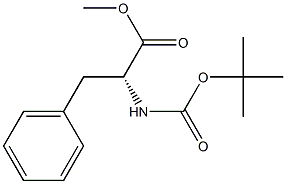 Boc-D-Phenylalanine Methyl ester Structure