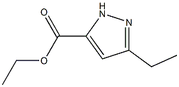 ethyl 3-ethylpyrazolyl-5-carboxylate Structure