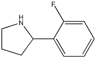 2-o-fluorophenyltetrahydropyrrole Structure